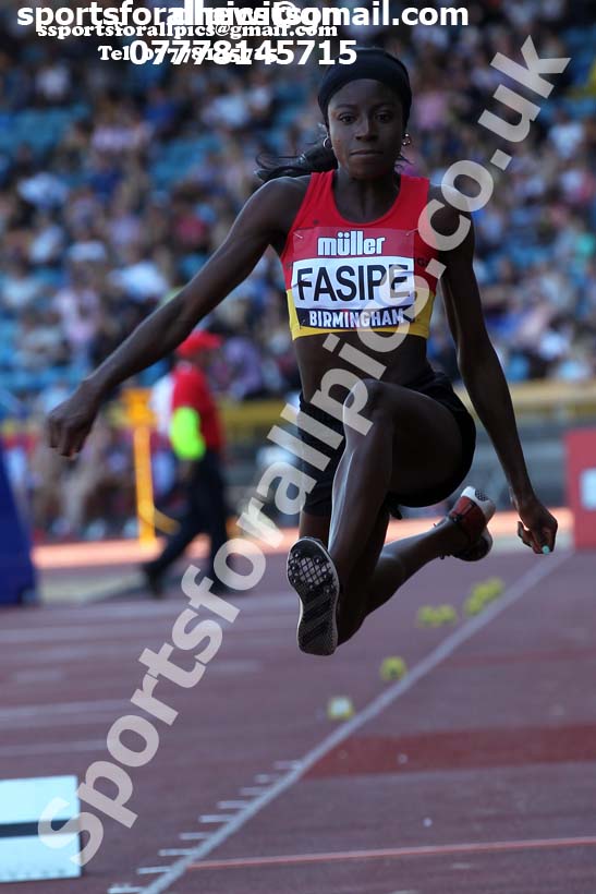 Womens triple jump, 2019 Muller British Championships, Alexander Stadium, Birmingham. Photo: David T. Hewitson/Sports for All Pics